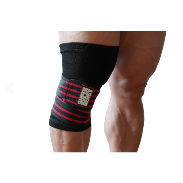 슈퍼비스트 무릎보호대 [파워] 좌우한쌍 김성환헬스 SUPERBEAST KNEE 한쌍동봉, 레드라인, 1세트 48,000원