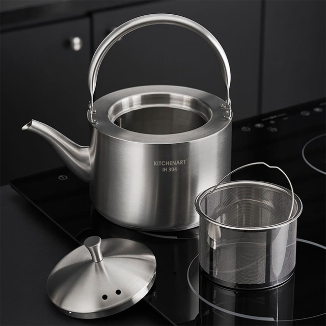 키친아트 뉴 올가 스테인리스 IH 차망 주전자, 1.5L 49,300원