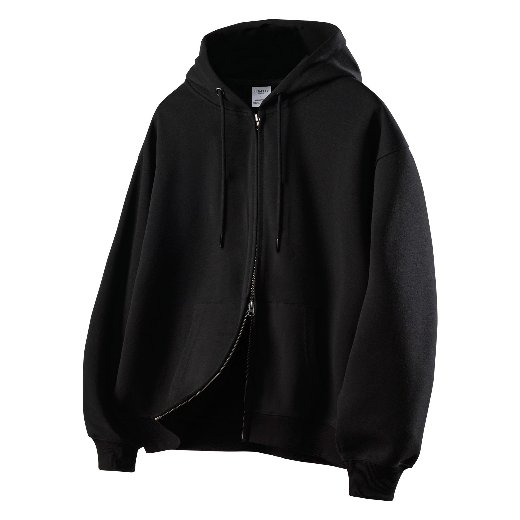 팀스핏 남녀공용 S~2XL 빅사이즈 오버핏 투웨이 지퍼 후드 집업 39,800원