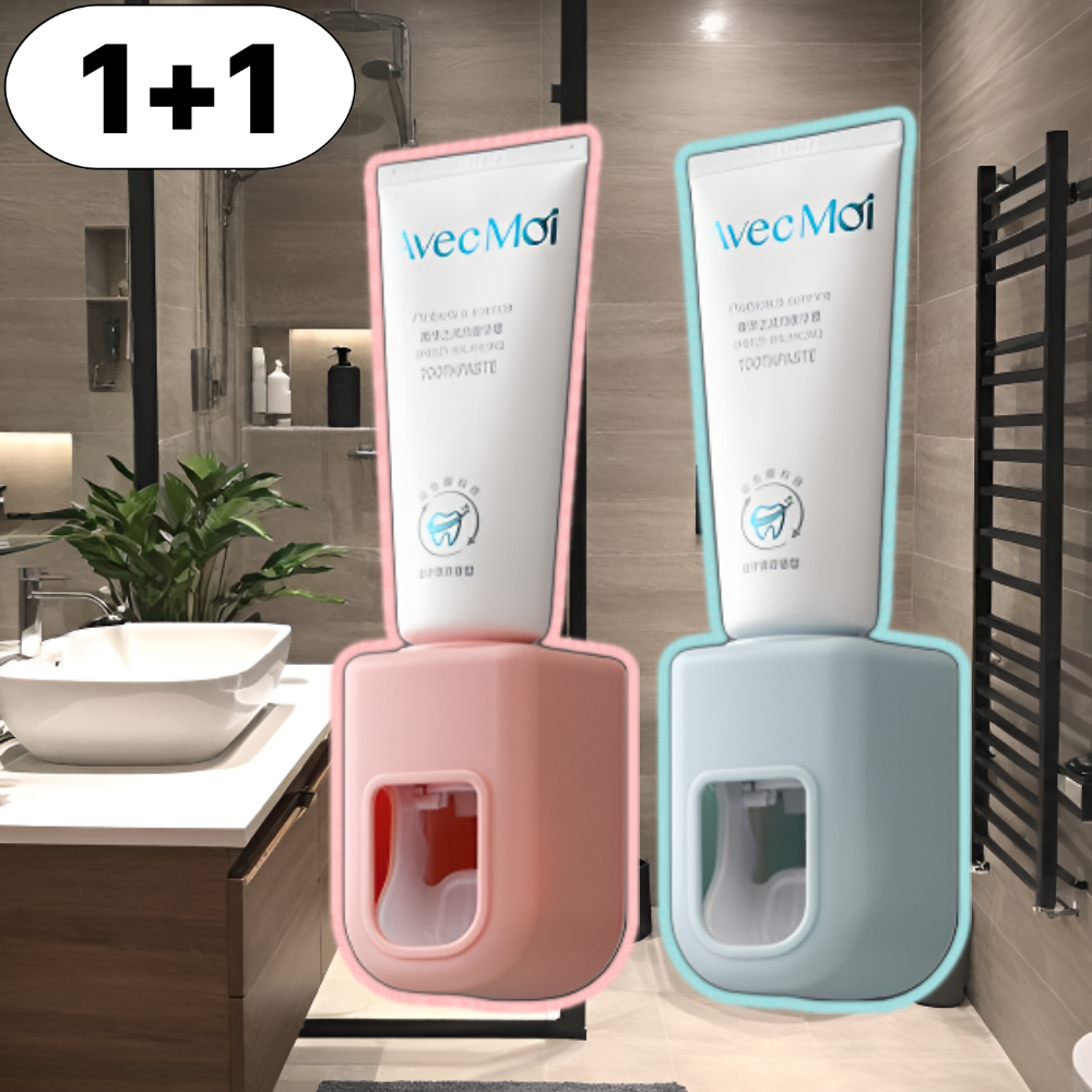 키시크 무타공 치약 디스펜서 부착형 원터치 4,900원