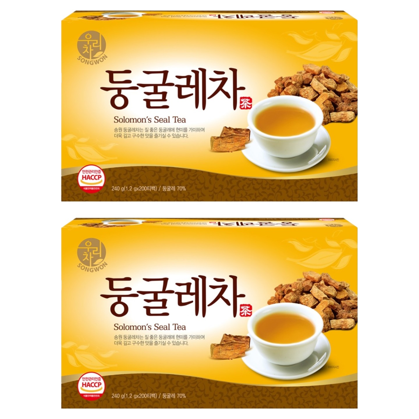 우리차 둥글레차 티백, 1.2g, 200개입, 2개 25,720원