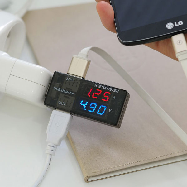USB 전류 전압 충전속도 테스터기 측정기 출력성능 11,860원