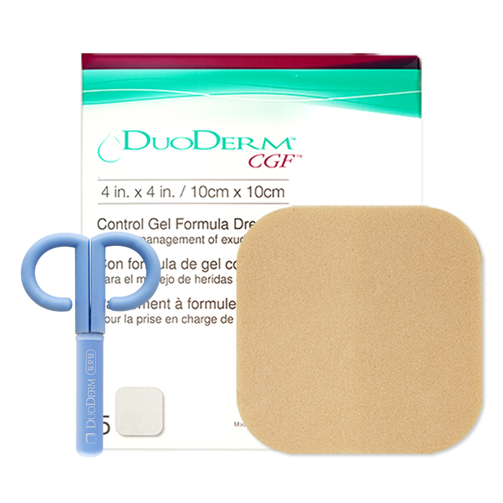 콘바텍 듀오덤 CGF 10X10cm 5매/1PACK (187660) + 안전가위 1개, 듀오덤가위세트, 1세트, 1개입 14,920원