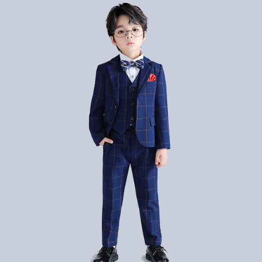 오렌지다몸앤젤아이 입학 졸업 시즌 레드 행거칩 체크 정장 5종 세트 62,030원