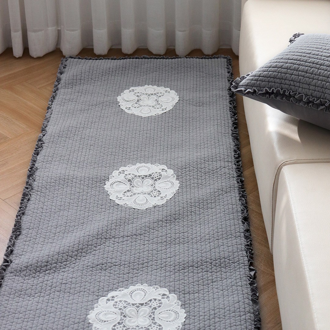 마들렌 벨로아 프릴 고급 레이스 쇼파패드 매트 155,800원