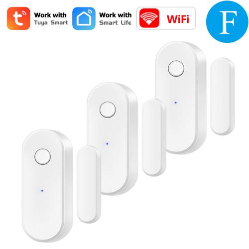 스마트 문열림 도어 센서 방범  경보기 Tuya Wifi 열기/닫기 창 감지기 APP 알림 실시간 홈 알람 지원 Alexa Google 31,510원