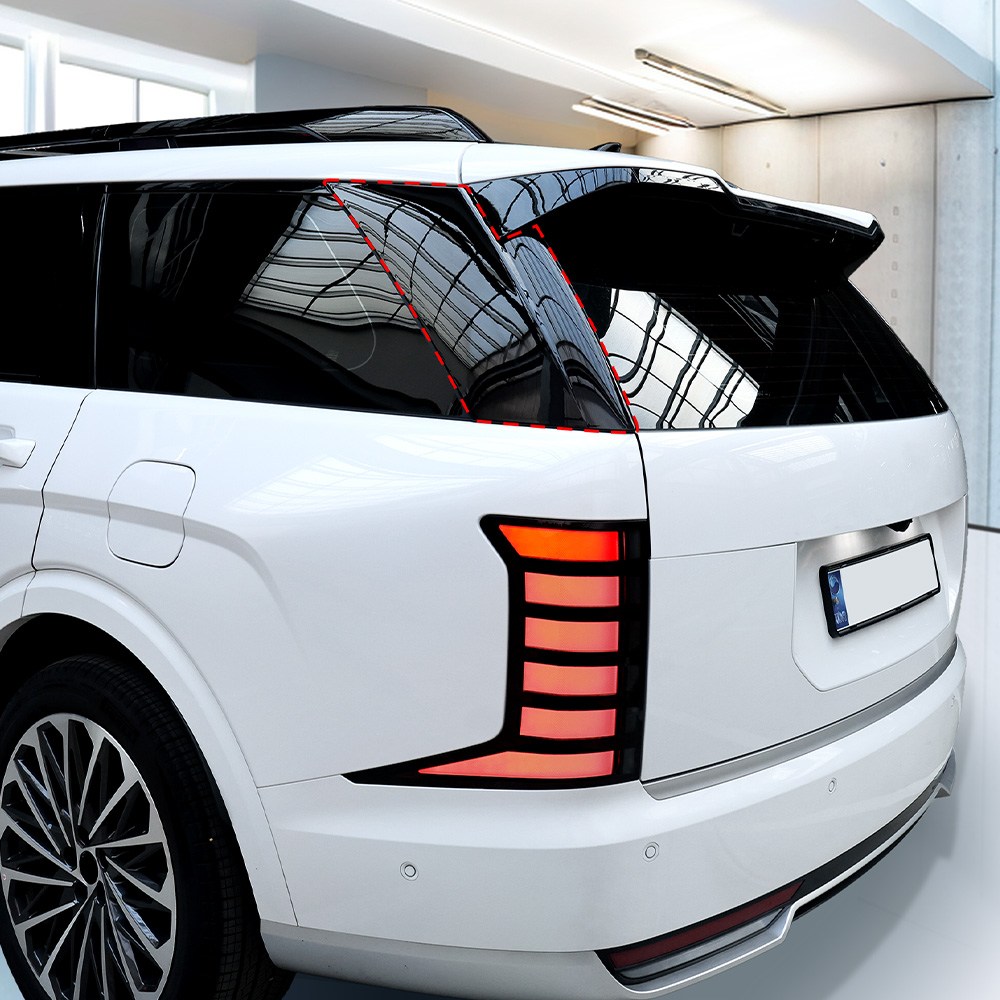 유투카 호환 디올뉴 팰리세이드 LX3 튜닝 윈도우 몰딩 크롬 죽이기, 윈도우 63,500원