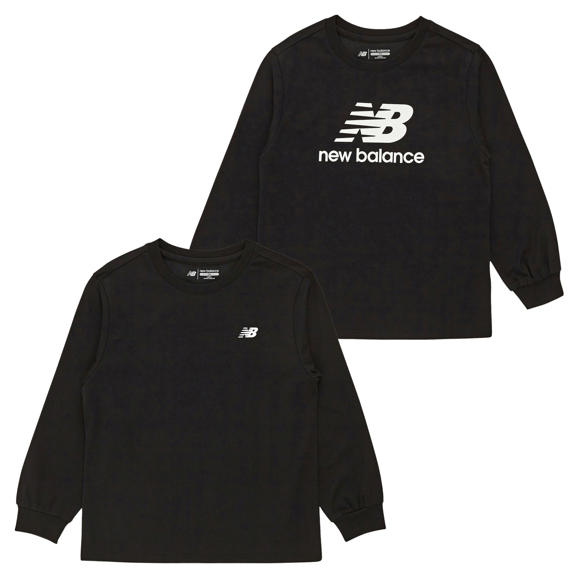 뉴발란스키즈 NK9BFB398U ESSENTIAL 긴팔 티셔츠 2종 세트 46,800원