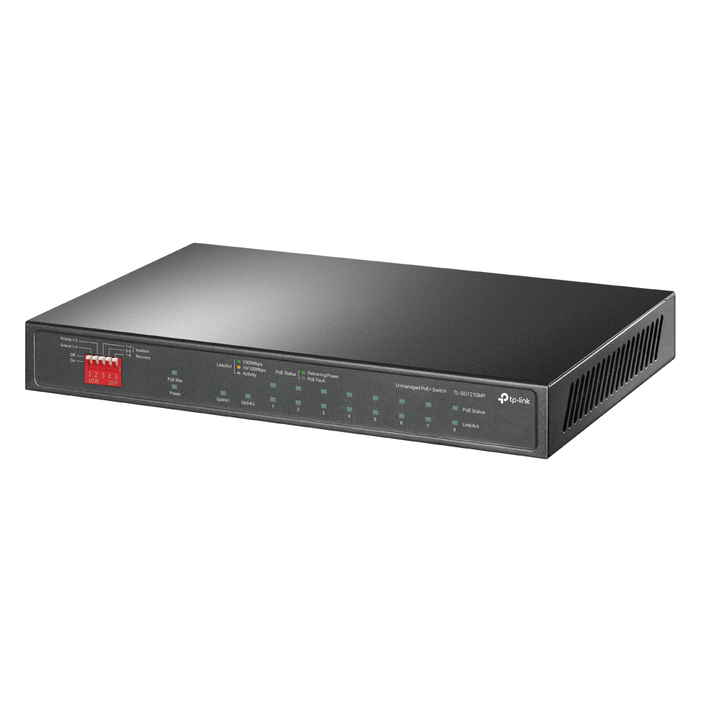 TP-LINK TL-SG1210MP PoE+ 8포트 스위칭허브 2UTP+1SFP, SG1210MP  1대 88,000원