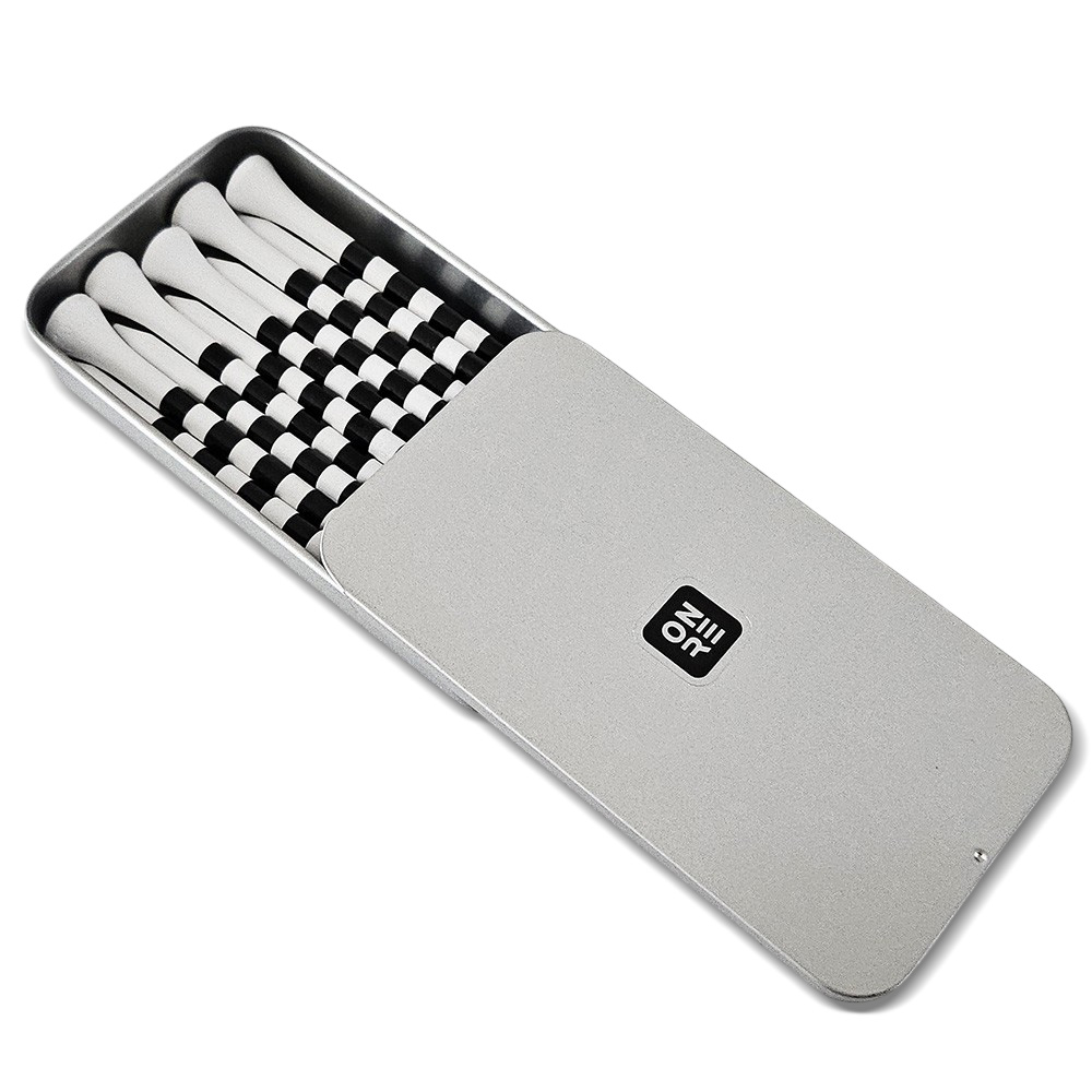 온더리스 도넛 우드 골프 티 슬라이딩 틴케이스 세트 9,980원