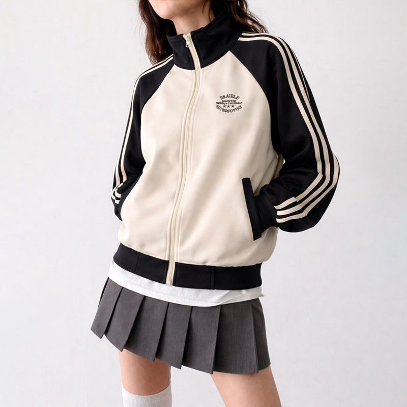 캐주얼 투웨이 라인 배색 집업 (2color) // 아방 투웨이 집업 스트라이프 패턴&배색 루즈한핏 집업 데일리룩 캐주얼룩 멋진룩 힙한룩 Y2K 유니크룩 (HI-4192) 22,800원