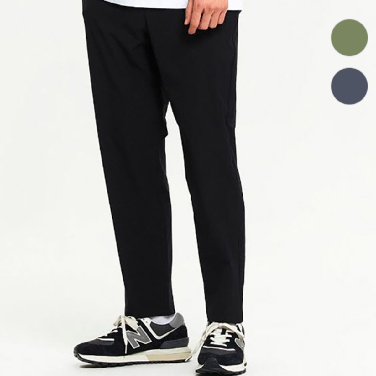 뉴발란스 남성 립스탑 테이퍼드 팬츠 AMP43551 96,900원