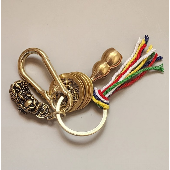 일송 비휴 키링 오색실 풍수 아이템 재물운 행운의 열쇠고리 2개 17,900원