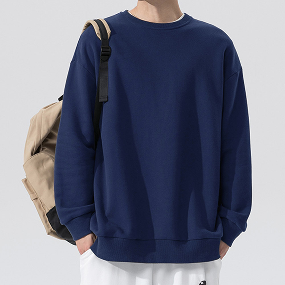 엠씨티 프리미엄 오버핏 DY 3단쭈리 무지 맨투맨 21,900원