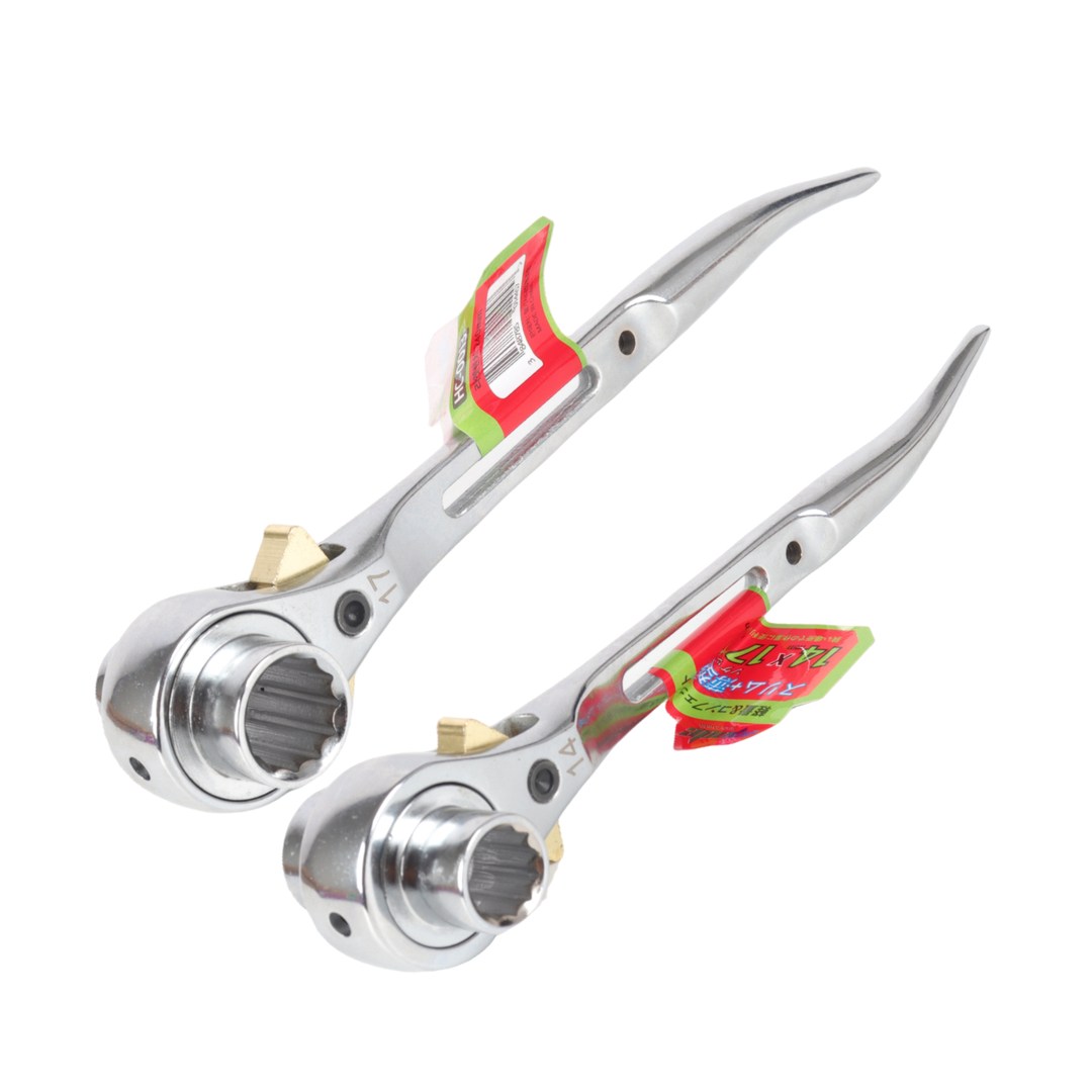 mode 라쳇렌치 14*17 17*19 240mm 라쳇핸들 콤비 자동스패터 깔깔이 겐사기 기어렌치 공구 14,500원