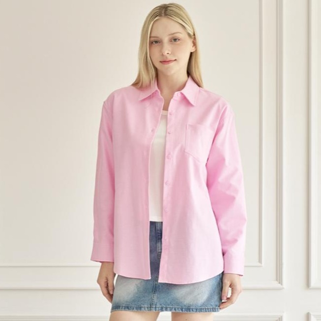 인비비드 여성용 클린라이트 스탠다드핏 클래식 옥스포드 셔츠 H08I7_il5678 23,900원