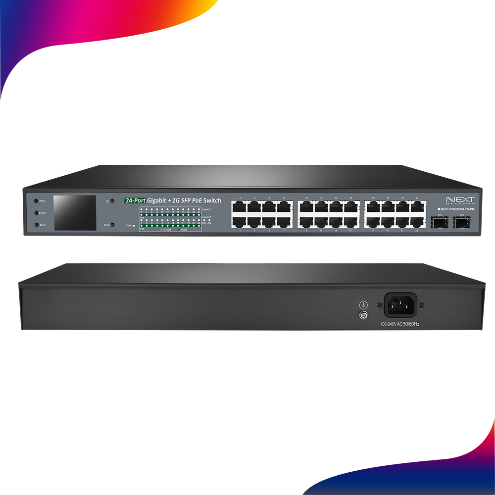 NEXT-POE2428LED-PM 24POE 26포트 스위칭허브 320,500원