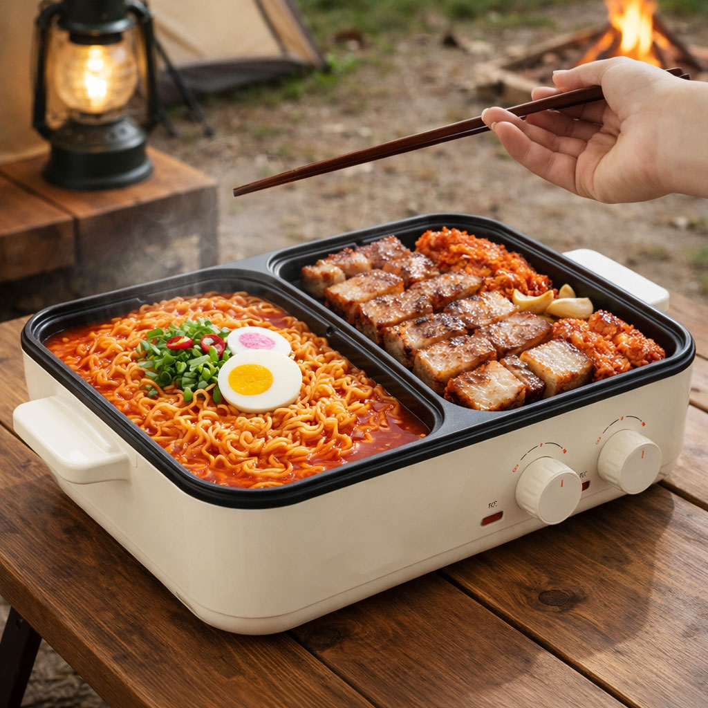 하드라인 반반 전기그릴 미니 멀티 그릴팬 멀티쿠커, 하드라인 전기그릴 35,900원