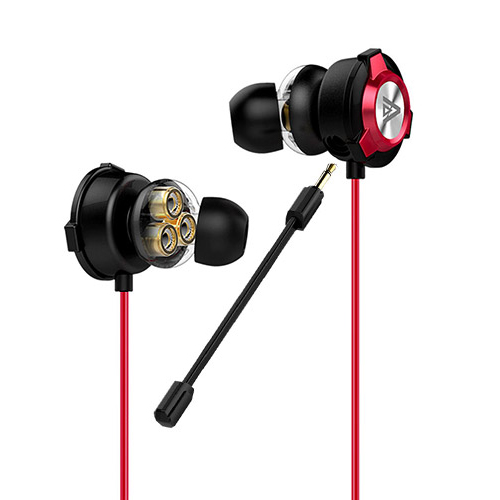 사운드판다 트리플 드라이버 게이밍 이어폰 + Y잭, SPE-G9 Plus, RED 57,800원