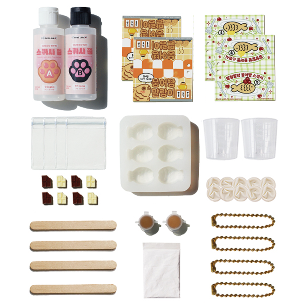 [마니랜드] 미니 붕어빵 스퀴시 만들기 DIY 키트, 1개 20,900원