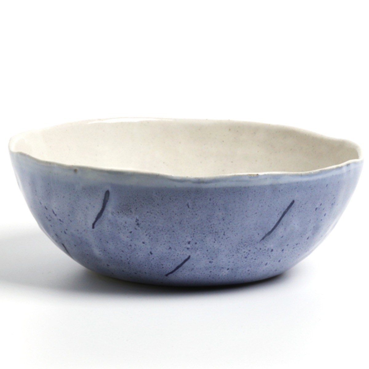 수라도자기 빗소리 핸드메이드 도자기 면기 2P 그릇 집들이 생일 선물용, 1세트, 빗소리 면기 블루 58,000원