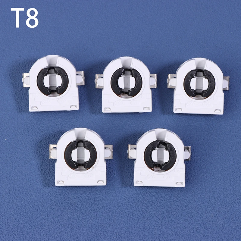5Pcs T5 T8 형광등 홀더 G5 G13 기본 비 션트 내열성 램프 소켓 AC 500V 2A LED 튜브 6,900원