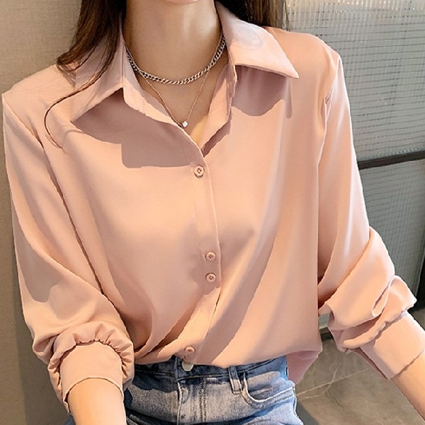 데일리 여성 쉬폰 셔츠 여자 블라우스 하객룩 셔츠 29,250원