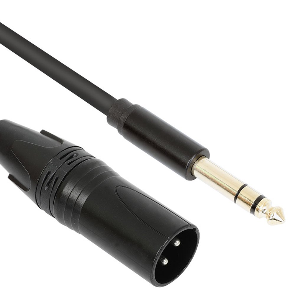 넥시 XLR캐논(M)수-5.5 TRS(M)수 마이크 케이블, NX-1/4D-XLR-015, 블랙, 1개 8,700원