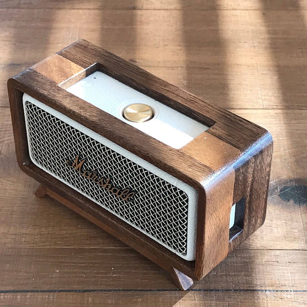 마샬 엠버튼 1 2 스피커 거치대 스탠드 우드 [제로썬거치대] 24,000원