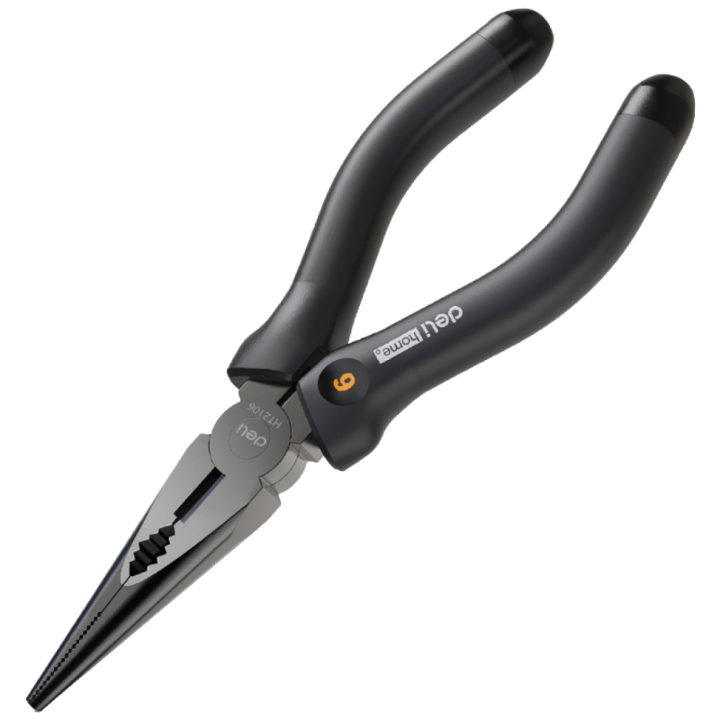 DELI 뺀찌 압착 펜치 6인치 롱노우즈 플라이어, 1개 13,500원