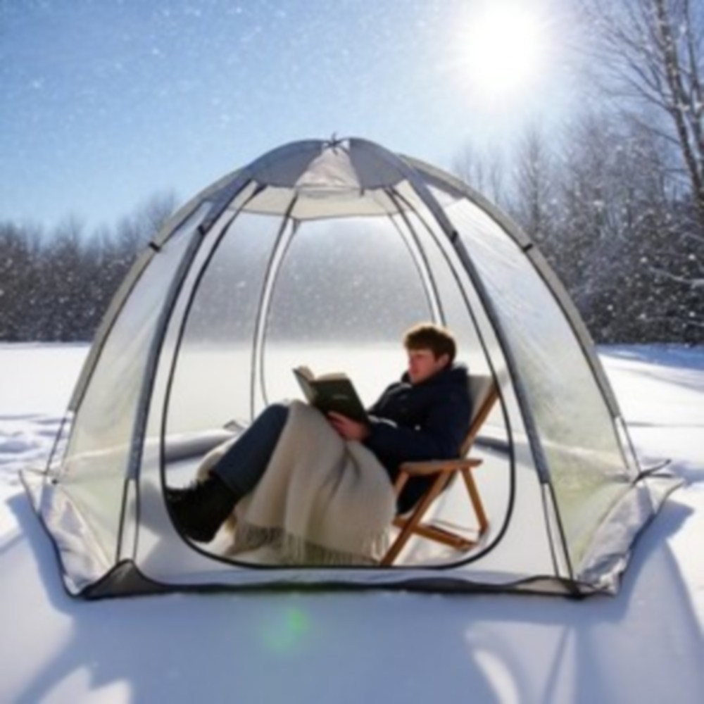 원터치 투명쉘터 방한 투명텐트 감성 버블 돔텐트 바람막이, 현재가 130,000원
