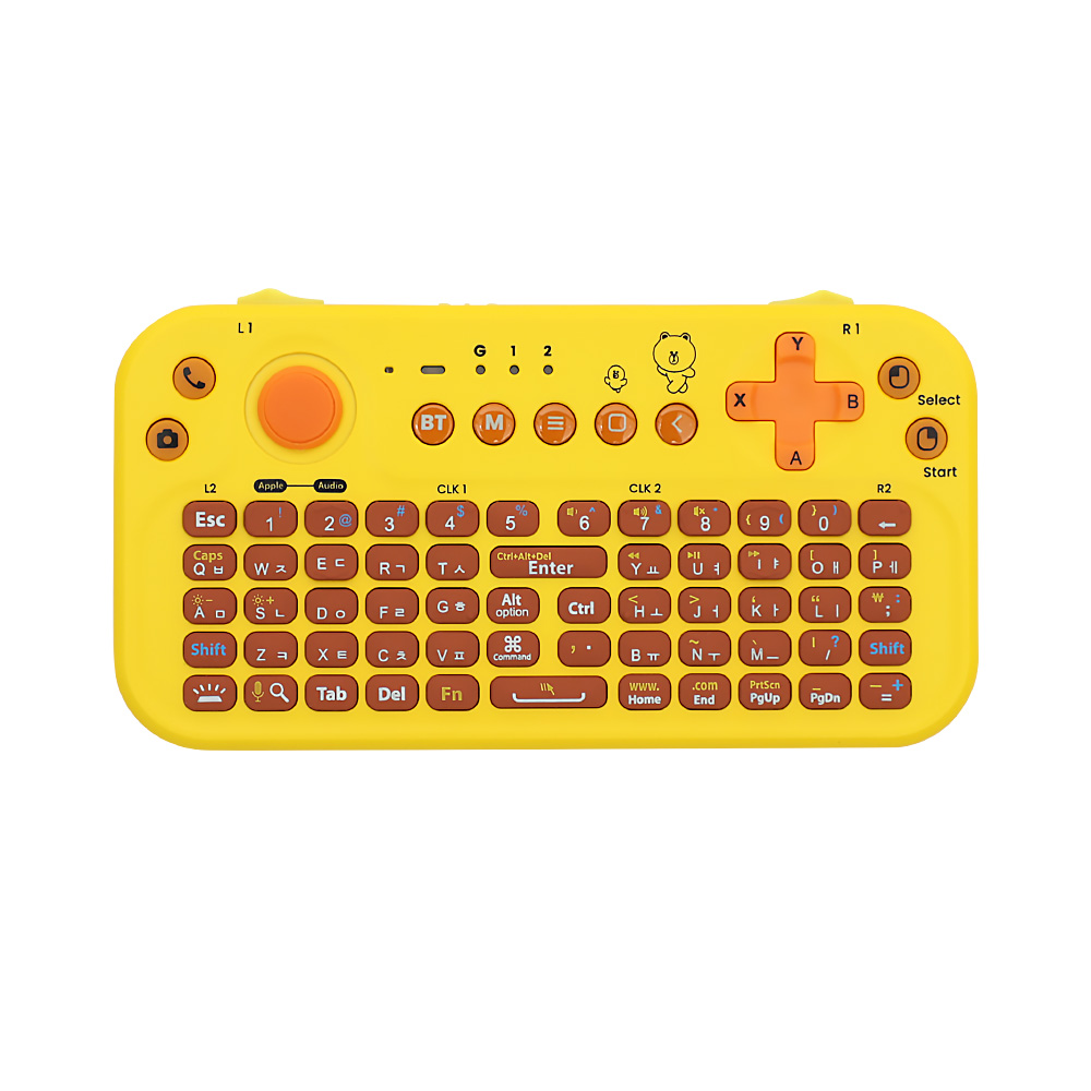 펀디안 브라운앤프렌즈 파워베슬 미디어 블루투스 미디어 무선 텐키리스 키보드 2세대 파키2, 샐리, PV-K02 56,900원