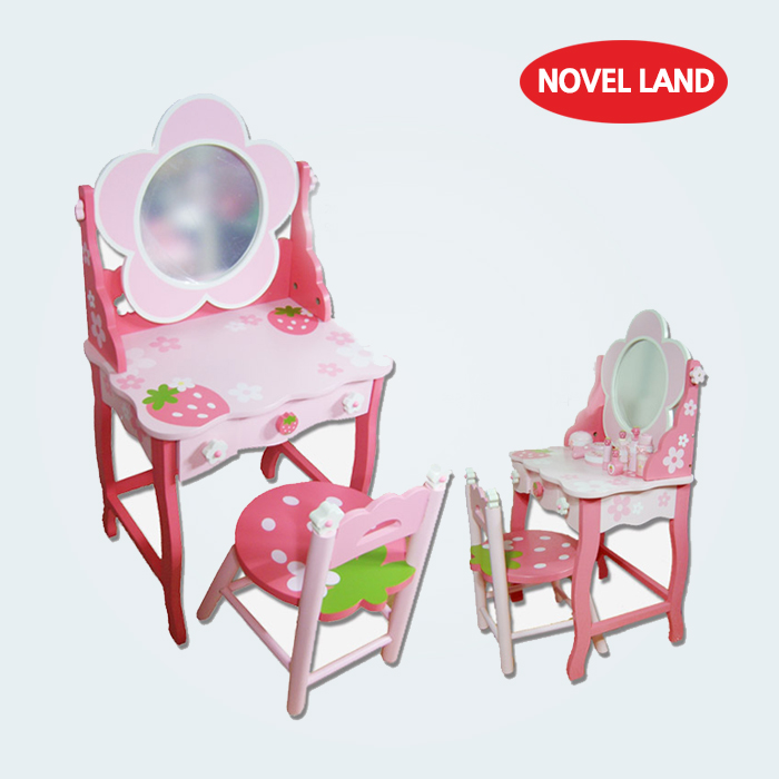 노벨랜드 딸기화장대 대형 어린이 화장대 165,000원