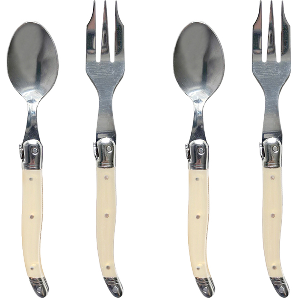 장네론라귀올 티스픈 + 티포크 세트 아이보리 67,200원