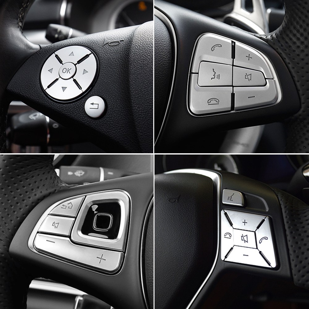 벤츠 핸들버튼몰딩 2018년 이전 버튼 호환 용품, E클래스전용 26,190원