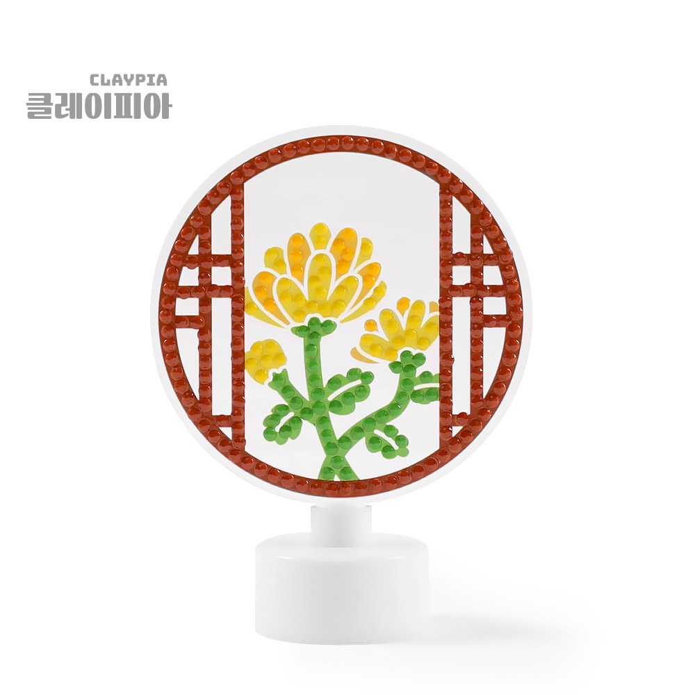 클레이피아 DIY 매란국죽 사군자 보석십자수 무드등 만들기 LED 동양화 민화 2,600원