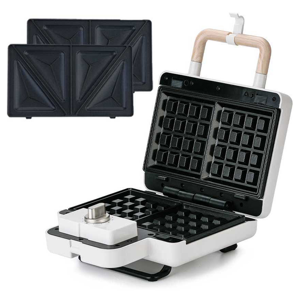 단미 타이머 2구 샌드위치 크로플 와플메이커, DA-SAN02T(화이트) 54,900원
