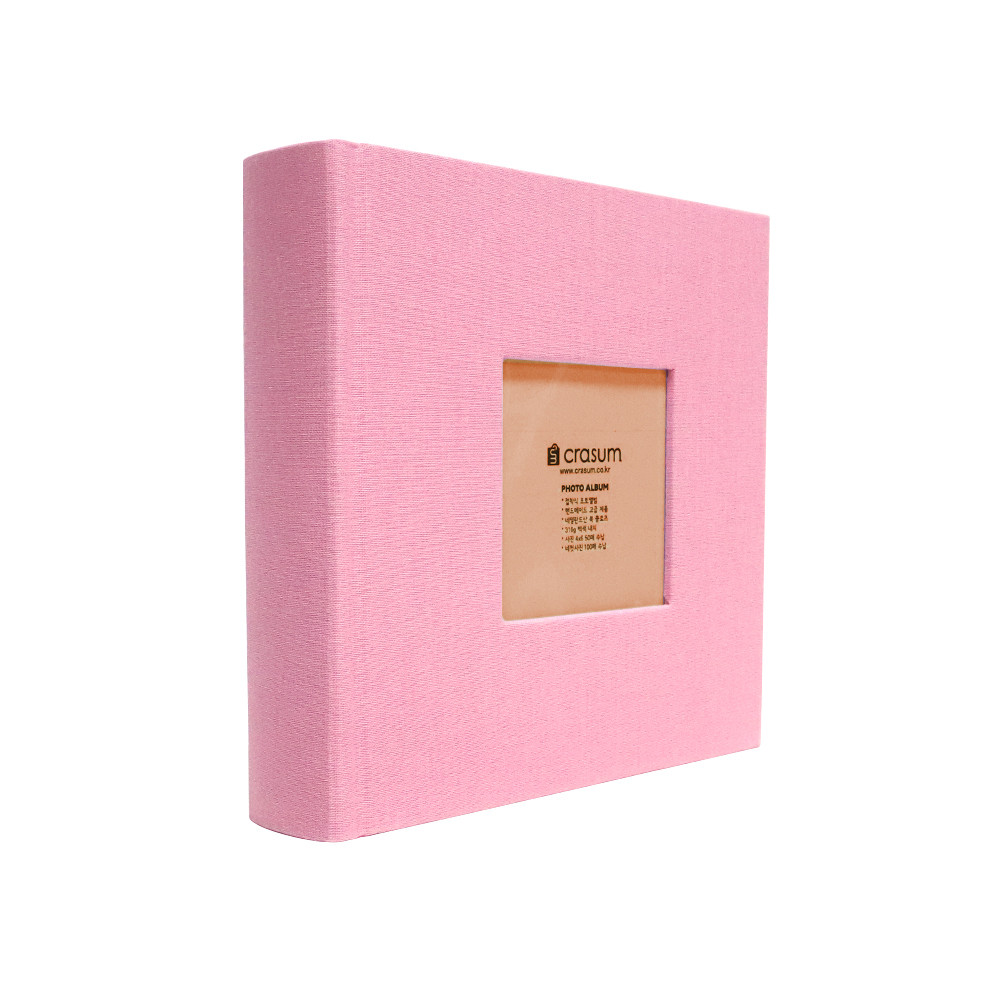 크래썸 [접착식] 포토앨범 스몰 6색 (모음전), 3.마카롱핑크 12,800원
