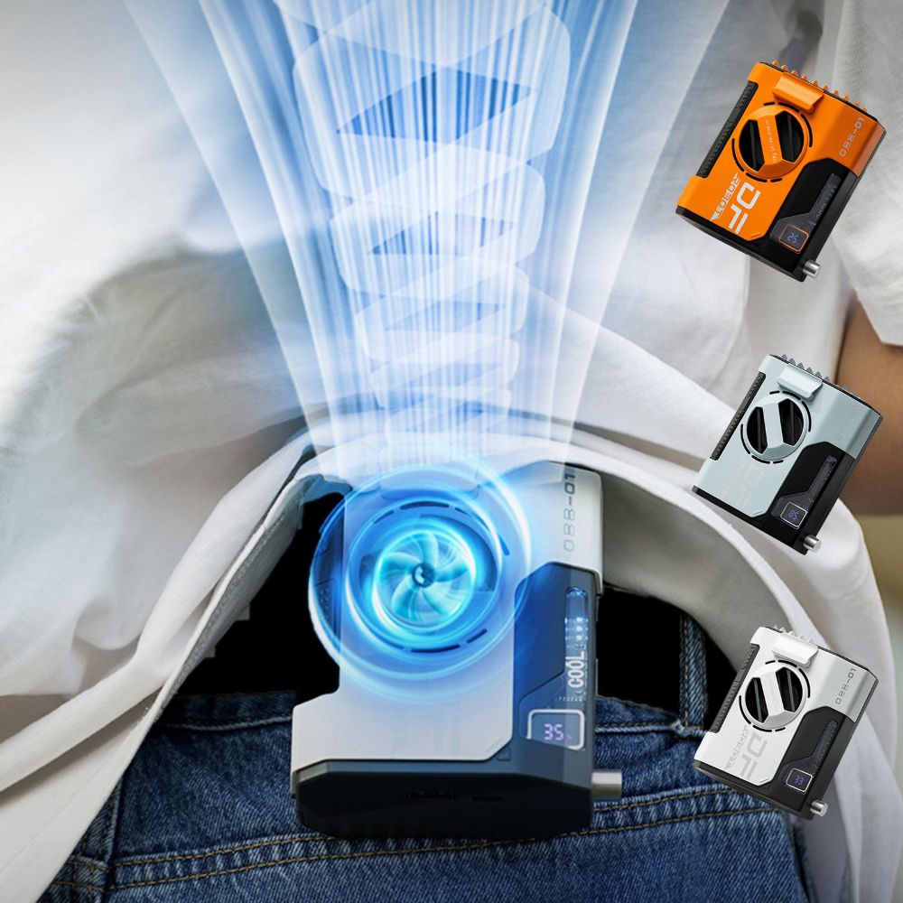 캠아웃도어 휴대용 무선 허리선풍기 10000mAh 미니선풍기 에어컨 목걸이 집게 클립형 에어 써큘레이터 15,170원