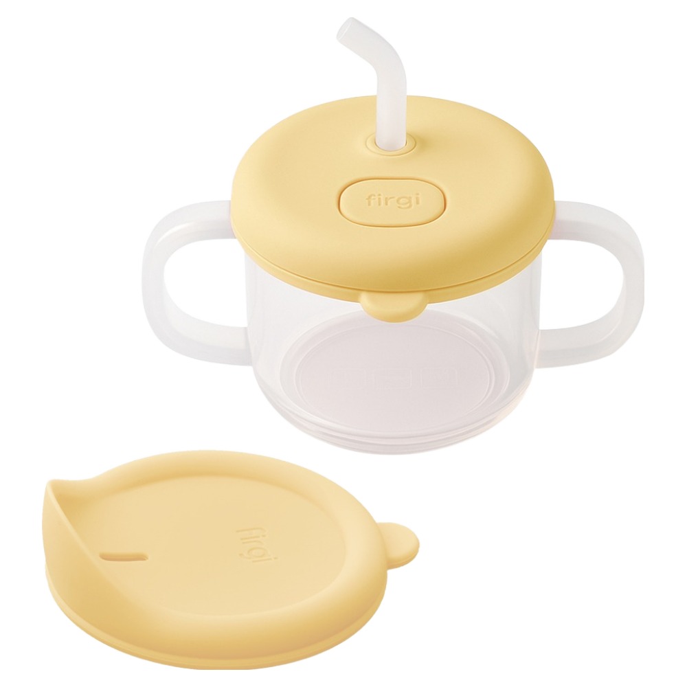 퍼기 처음 쓰는 말랑 빨대컵 세트, 200ml, 1세트, 버터옐로우 20,900원