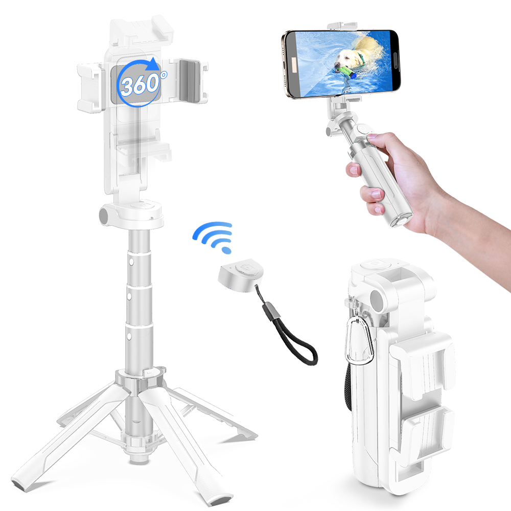 ACMEZING 무선 블루투스 휴대폰 미니 삼각대 사각대 셀카봉 핸드폰 삼각대 셀카봉 c타입 46cm M51 17,400원