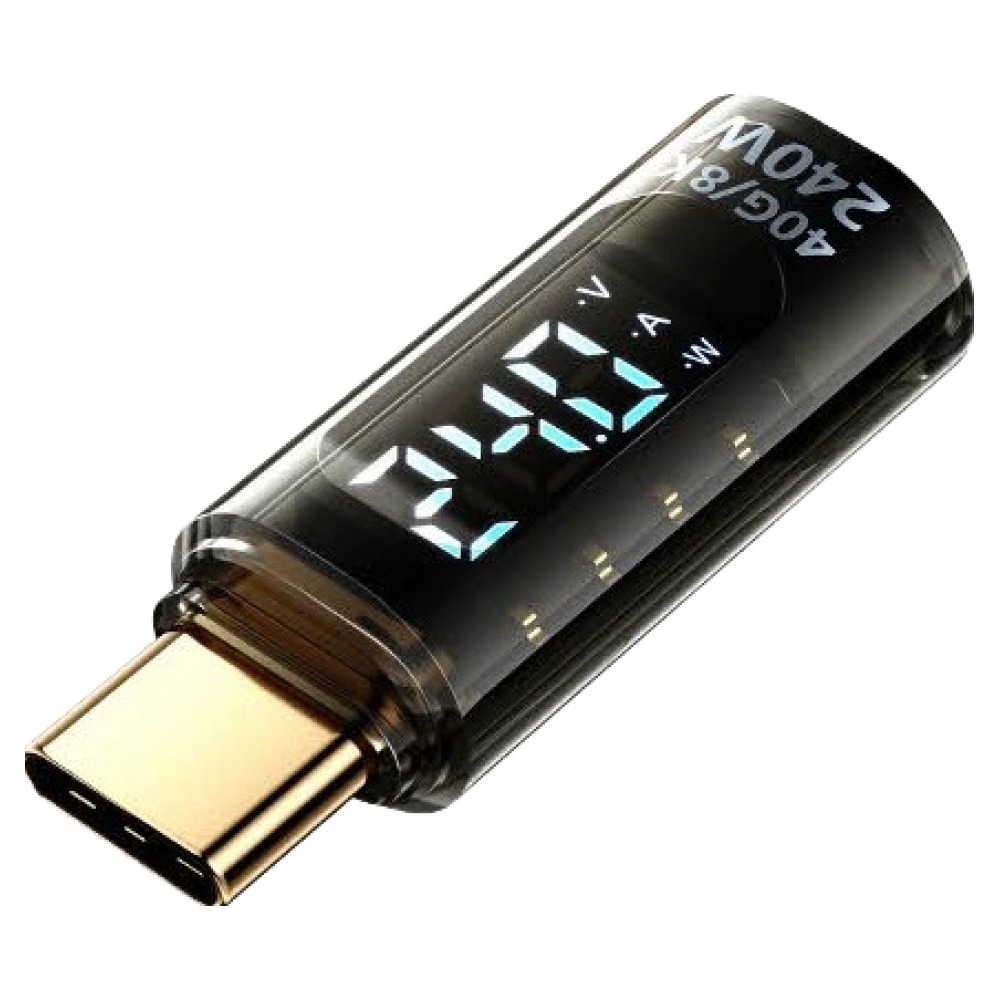수피 USB4 썬더볼트 호환 C to C타입 40Gbps 8K 240W 전력표시 데이터 초고속충전 변환젠더 블랙, 1개 5,580원