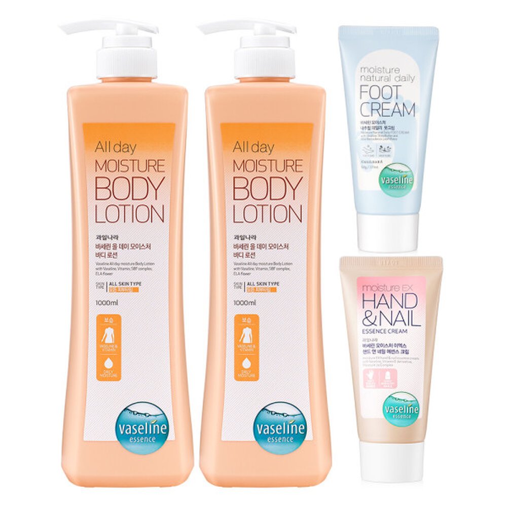 바세린 대용량 바디로션 (~7/27 초특가행사) 딥플러스 1000ml 2개+증정(핸드크림 60ml+풋크림 60ml) 24,410원