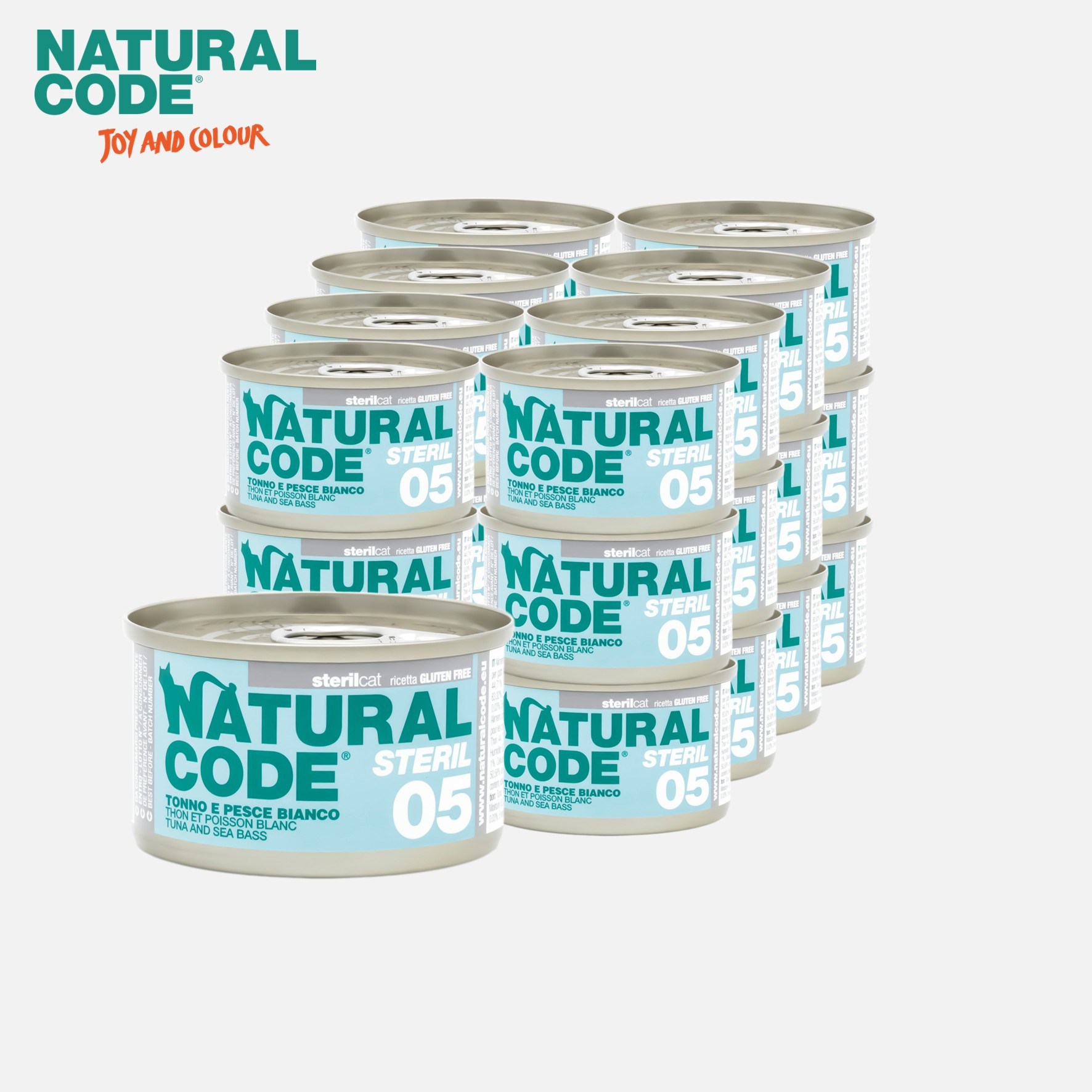 내추럴코드 이탈리아 고양이 캔 습식사료 11가지 맛, 24개, 85g, 스테럴 05 참치와 농어 64,800원