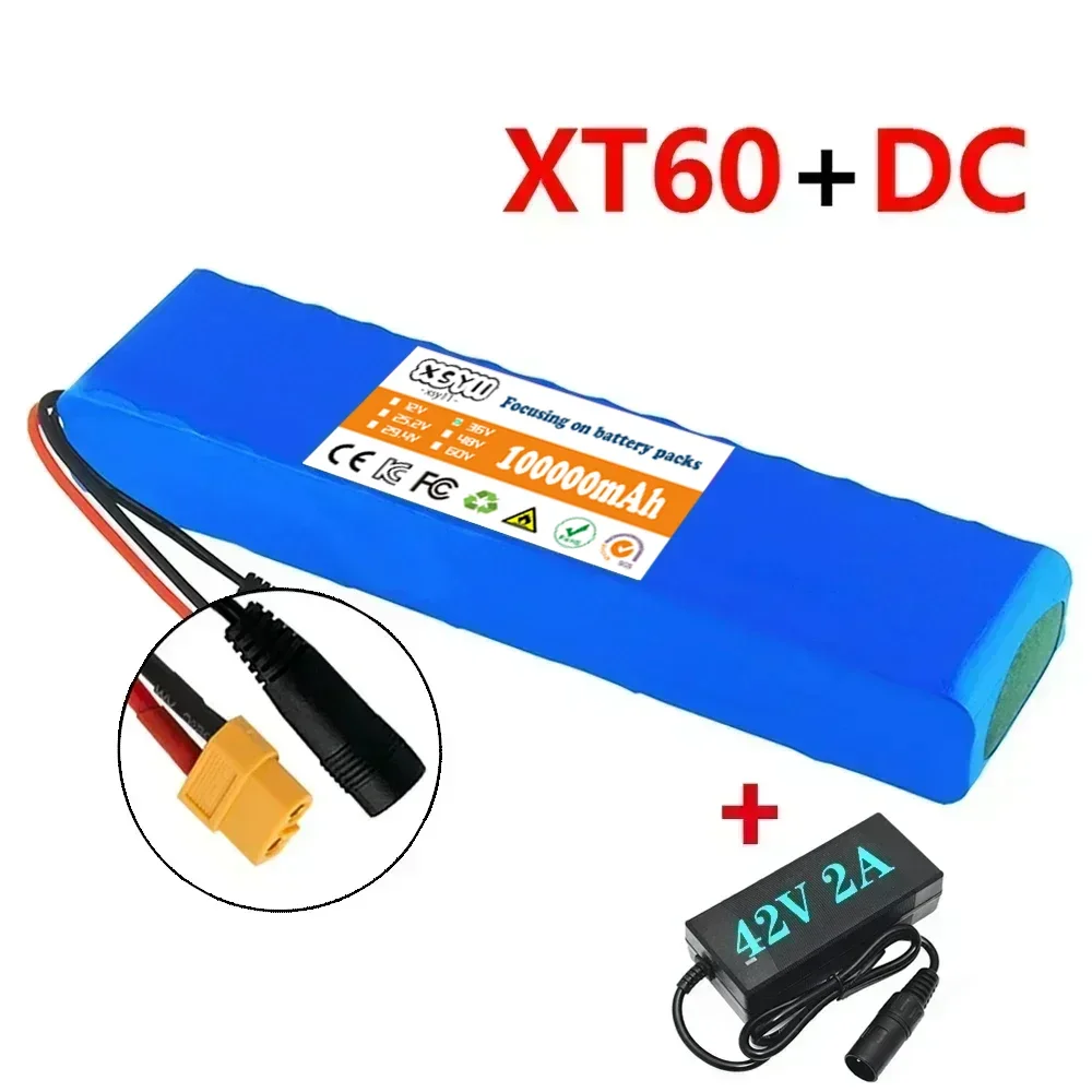 전기 스쿠터 배터리 팩, 2024 업그레이드, 36V 100000mAh 10S3P, 36V 배터리 스쿠터, 18650 리튬 M365 61,000원