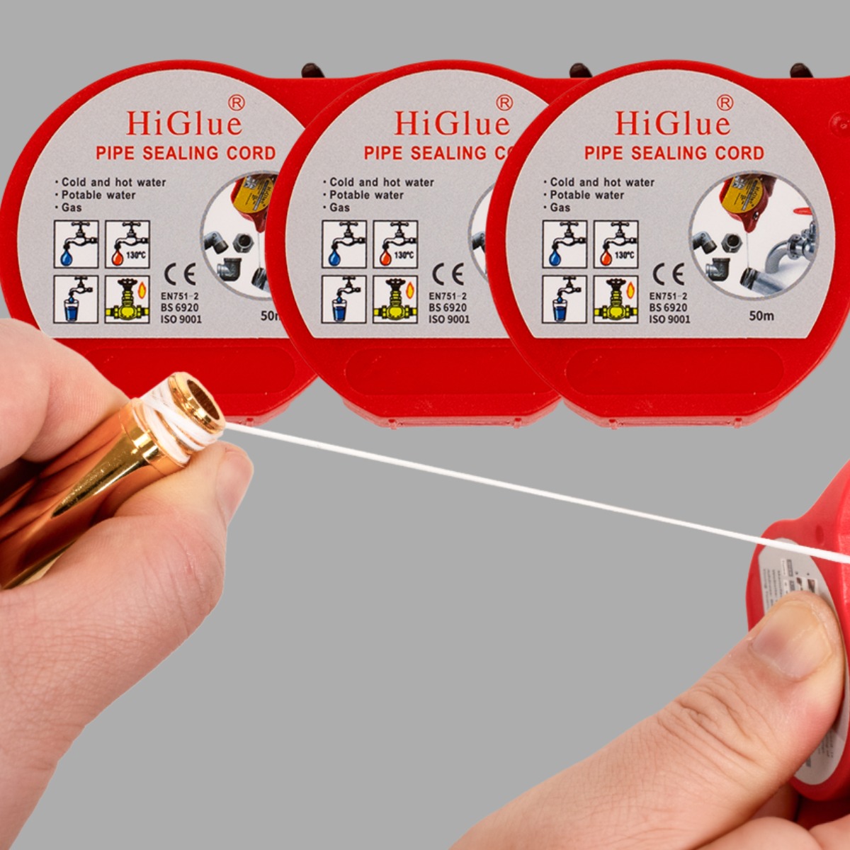 툴리버 배관밀봉제 파이프 보수용 실링 씰링 테이프 테프론 실 50M, 3개 22,500원