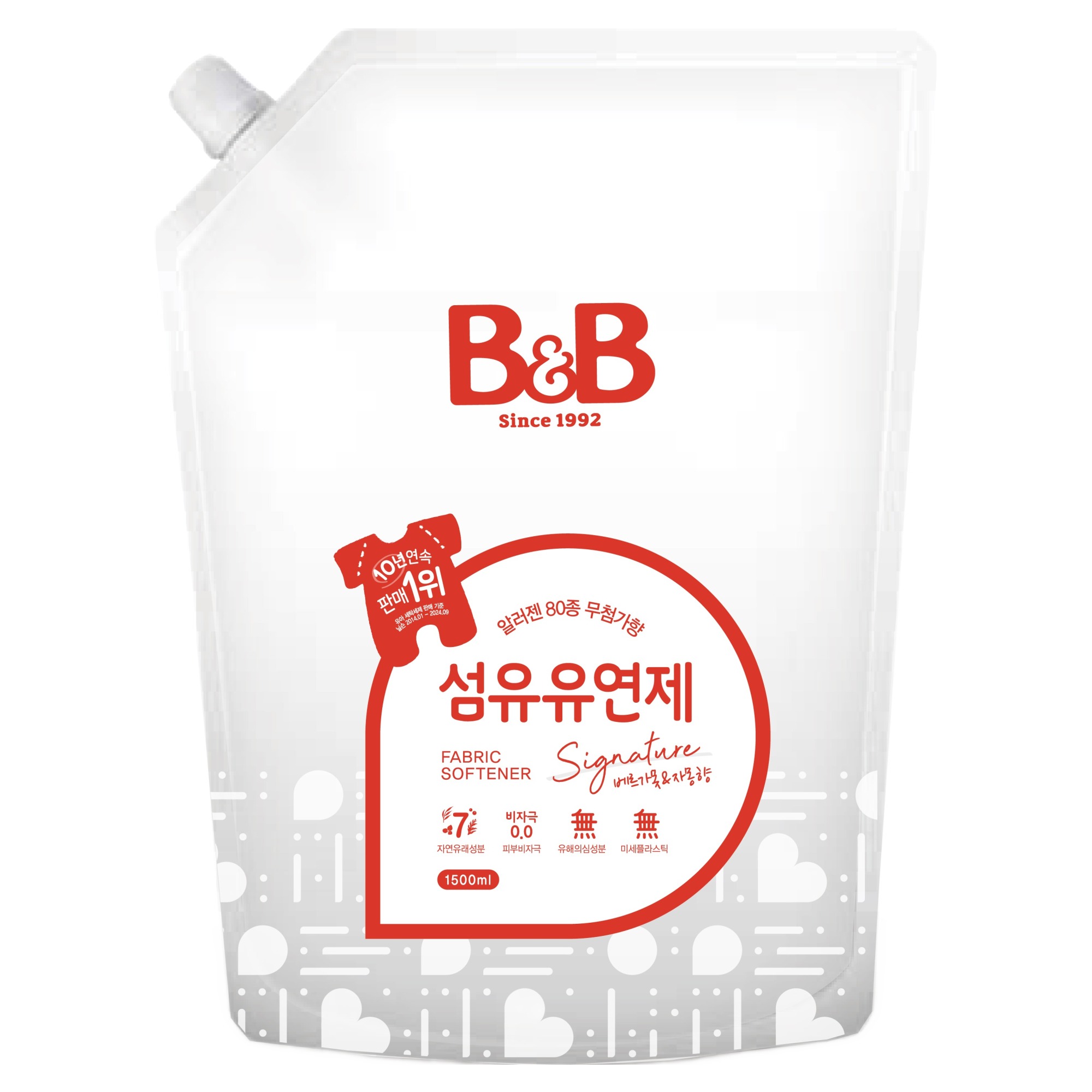 비앤비 섬유유연제 베르가못 자몽향 리필형 5,850원