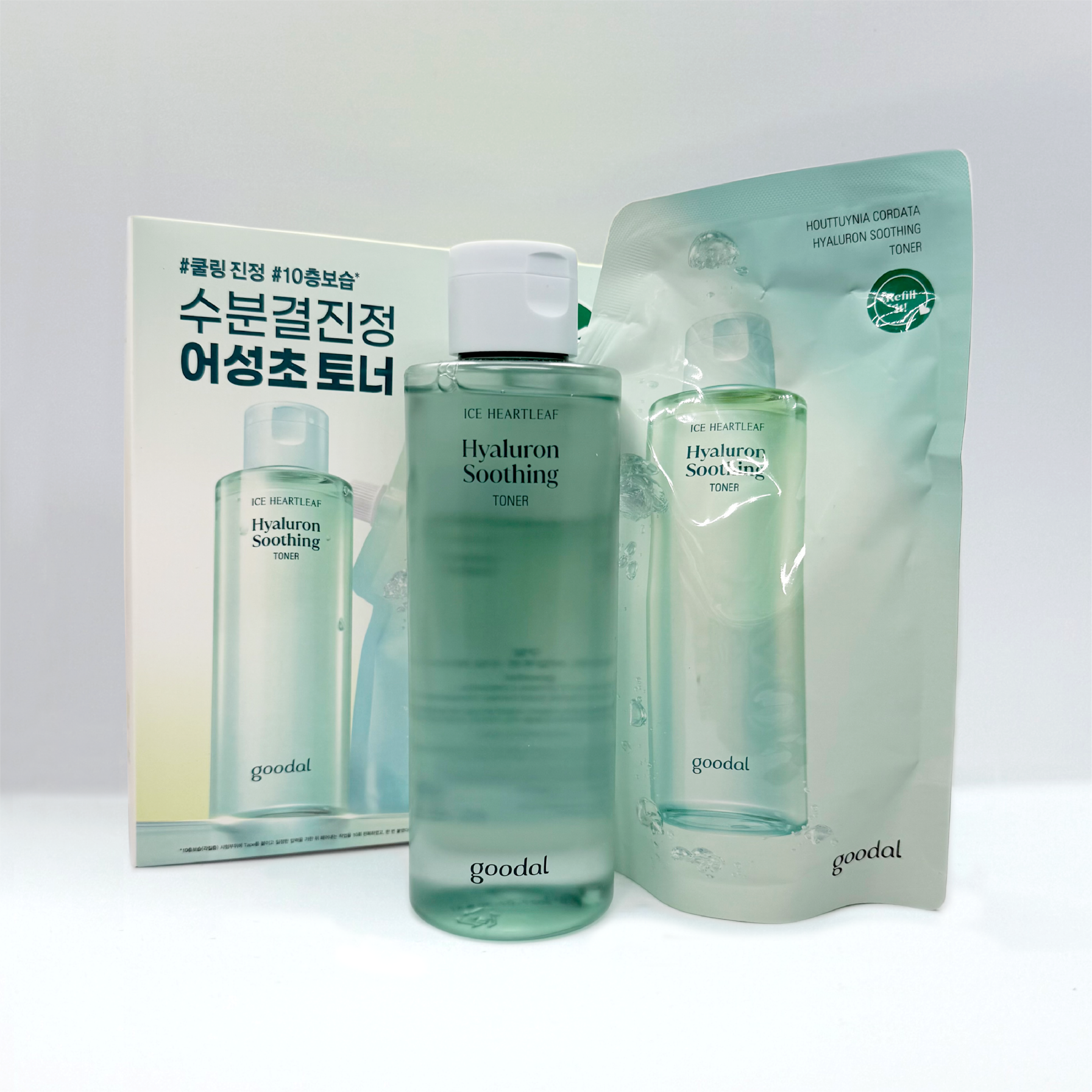 구달 어성초 히알루론 수딩 토너 리필 기획 (본품 350ml+리필 350ml), 700ml, 1개 23,500원