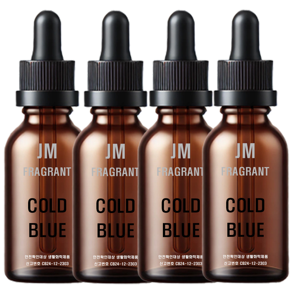 제이엠 프래그런트 차량용 방향제 리필액10ml, 4개, 콜드블루 14,000원