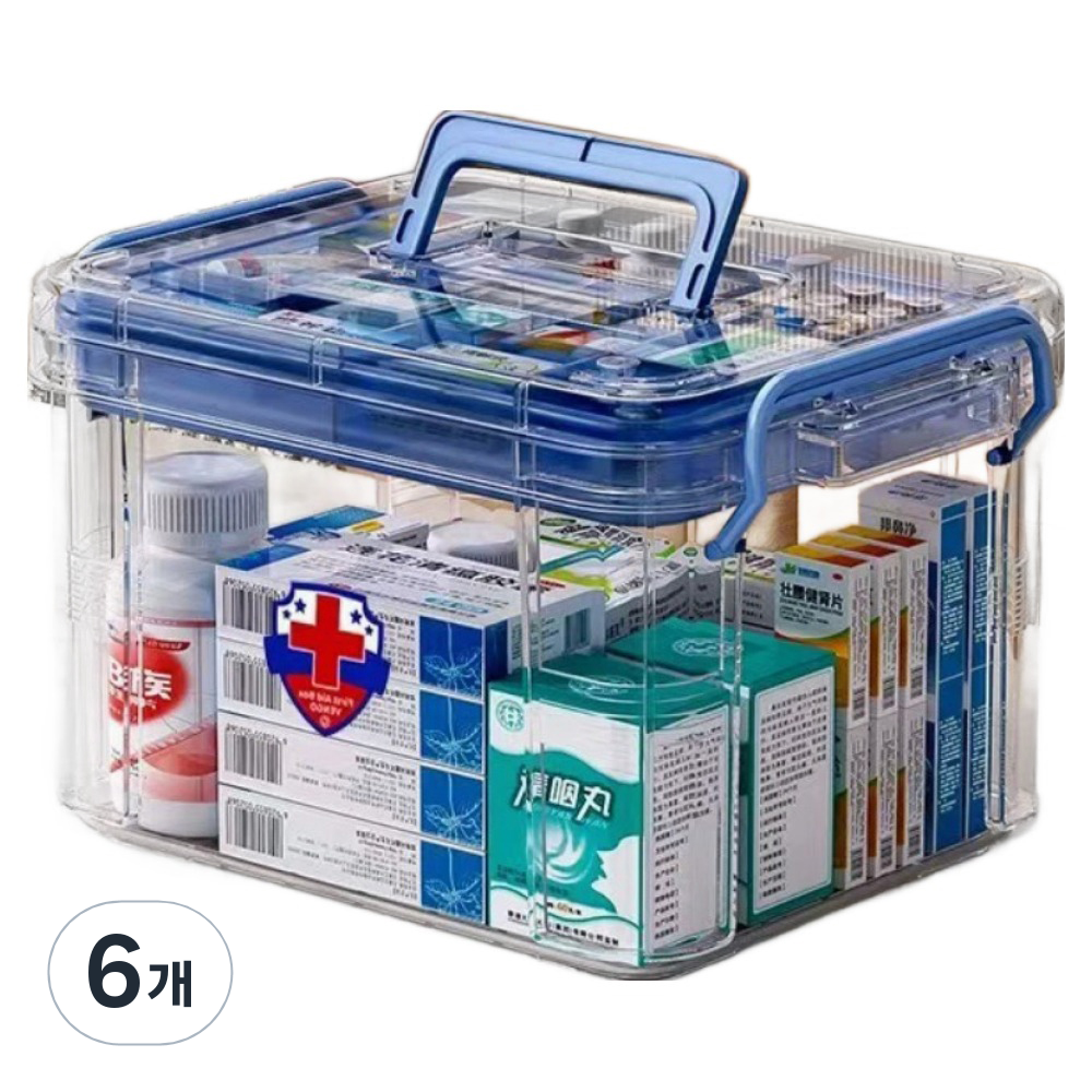 그뤠잇라이프 스마트 정리 구급함 블루 중형 59,400원